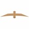 Ekena Millwork Bellingham Timber Gable Bracket, Western Red Cedar, 72"W x 15"H x 3 1/2"D x 5 1/2"F, 5/12 Pitch GBW072X15X0406BEL00SWR - alternate 1
